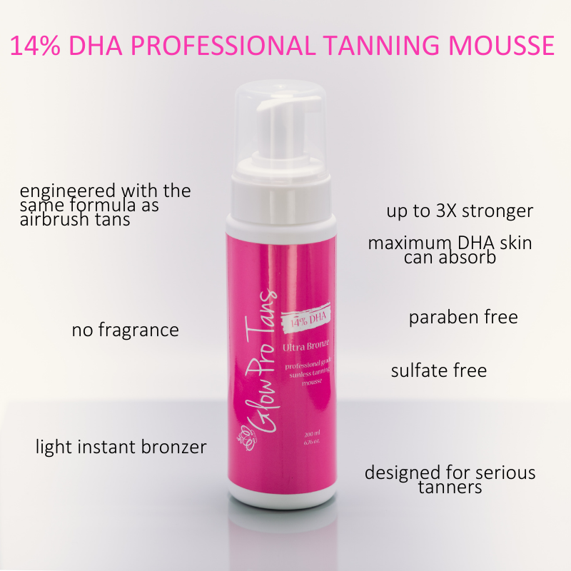 14% DHA Tanning Mousse