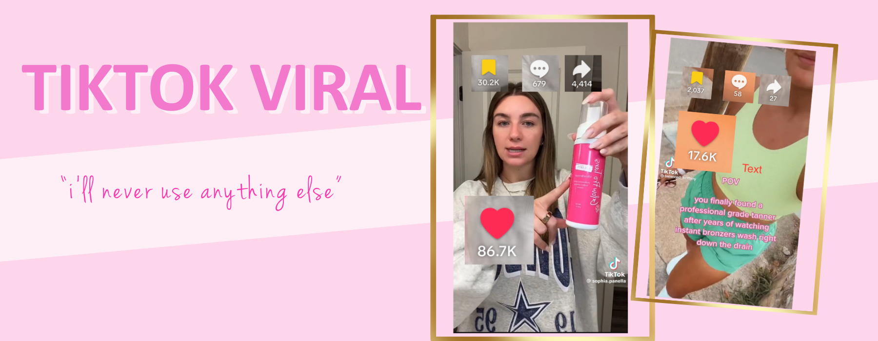 viral tiktok best self tanner for spray tan at home